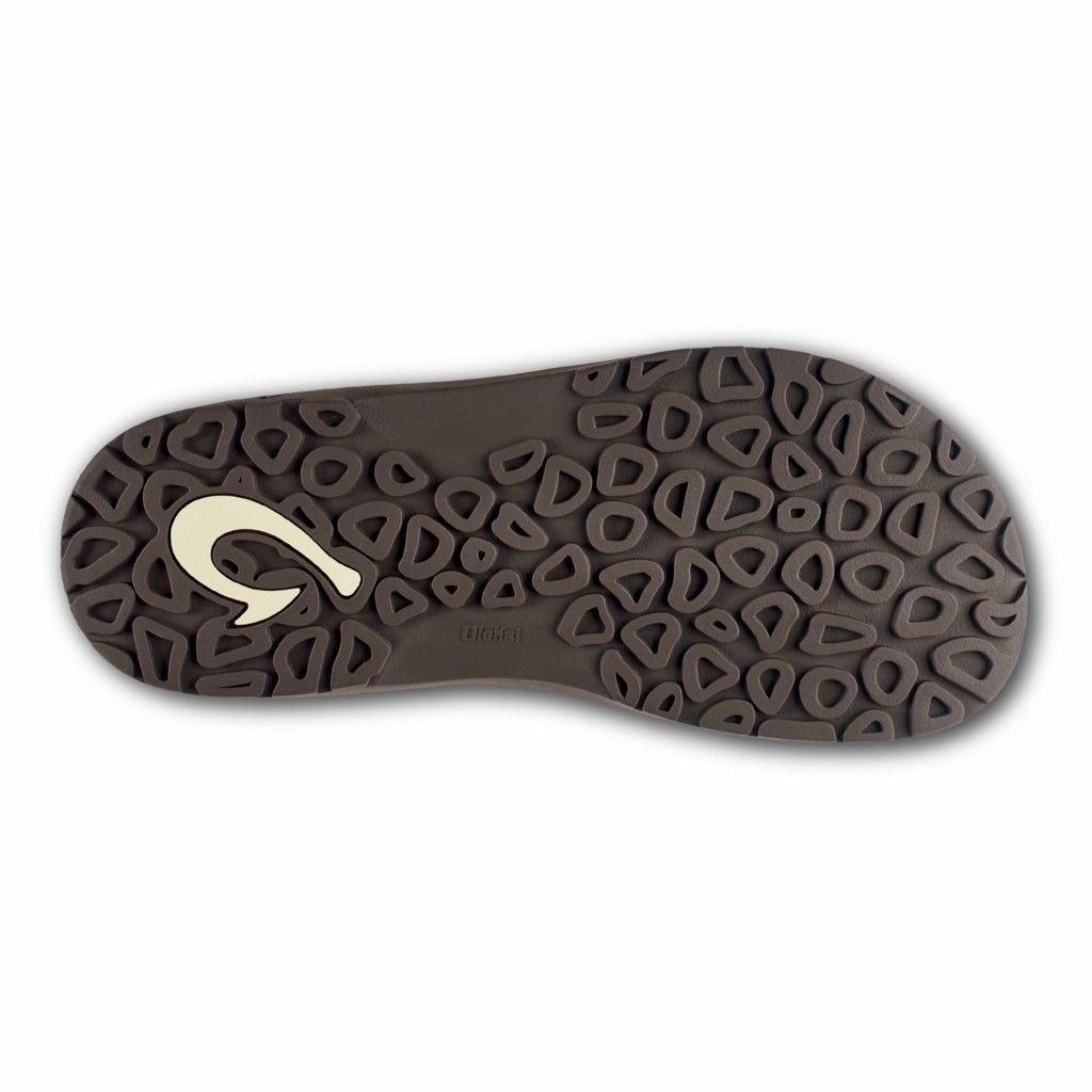 Olukai Men's Ohana Flip Flop - Dark Wood US823-459